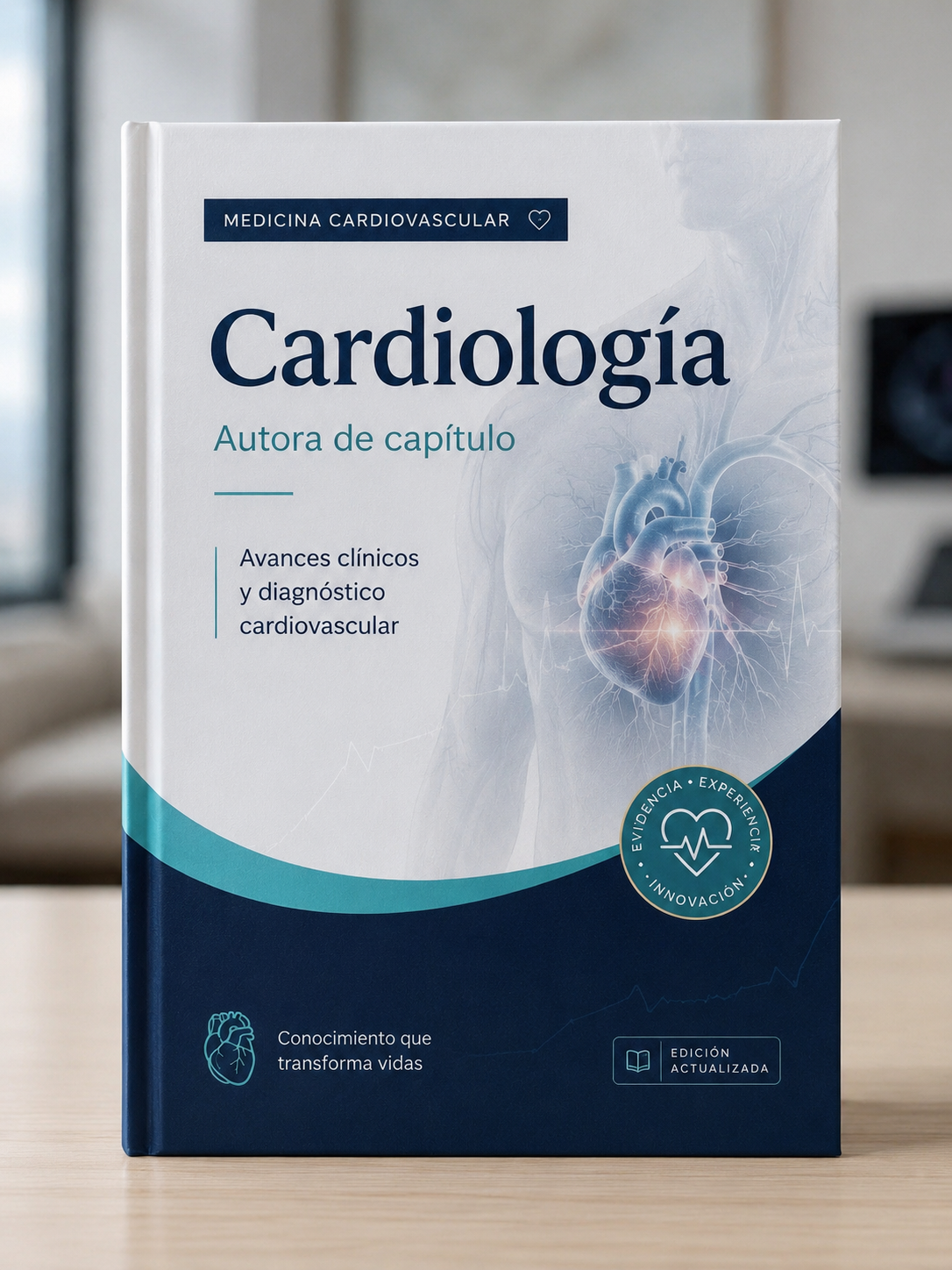 Portada del libro que contiene el capítulo Cardiología